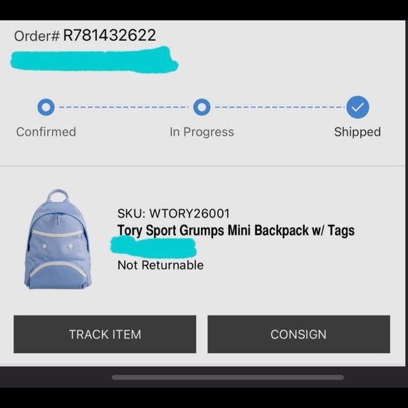 TORI BURCH-NWT Blue Nylon Medium Backpack main image 13
